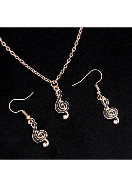 Müzik Nota Temalı Takı Seti