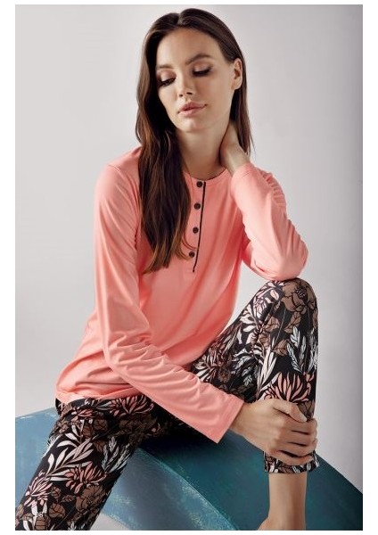 4056 Kadın Kışlık Pijama Takımı