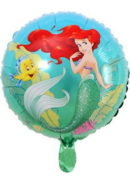 Deniz Kızı Ariel Folyo Balon 45 cm