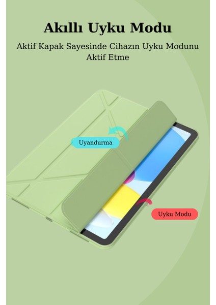 Apple iPad 10.9 Inç Wi-Fi 64 GB 10. Nesil Uyumlu Kalem Bölmeli Tablet Kılıfı indirimleri