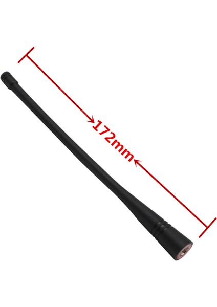 Digital Target Orijinal Tyt Uzun Anten 172MM Sma-M Konektörü Uhf 400-480 Mhz 10W Yüksek Kazanç 2.15DBI Tyt MD-380 Iki Yönlü Telsiz (Longantenna)