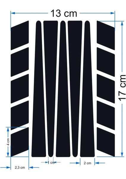 Şerit Tasarımlı Yaldızlı Gümüş Motosiklet Kask Sticker Çınar Extreme fırsatları