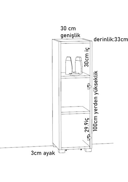 Eko Çok Amaçlı Banyo Dolabı modelleri