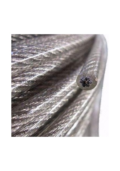 Pvc Izoleli Çelik Halat 8 mm 75 Metre