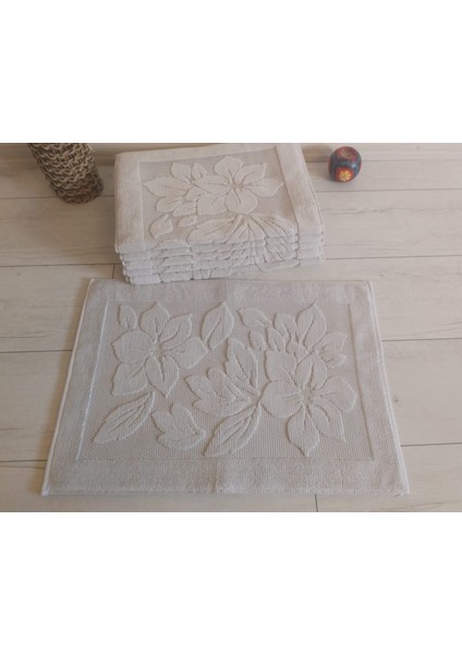 %100 Pamuklu Tekli, Ayak Havlu Paspası 50x70 Cm
