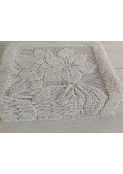 %100 Pamuklu Tekli, Ayak Havlu Paspası 50x70 Cm