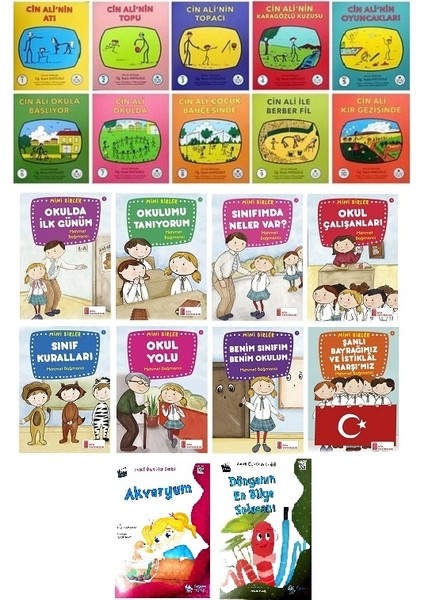 1.sınıflar Için Cin Ali + Mini Birler Hikaye Seti 20 Kitap