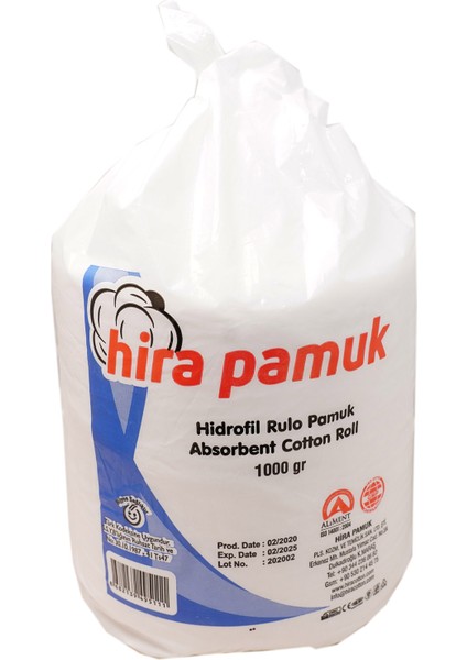 Hidrofil Rulo Pamuk 1 Çuval 20 Adet