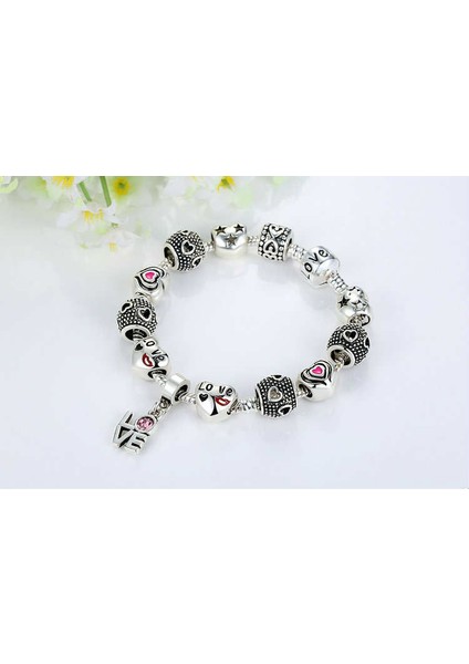Love Charmlı, Gümüş Charm Bileklik