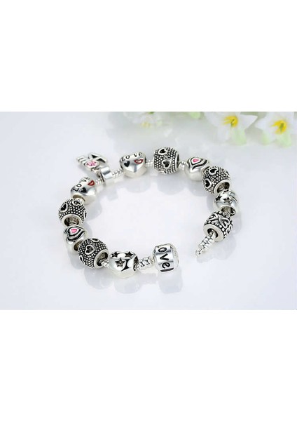 Love Charmlı, Gümüş Charm Bileklik fırsatları