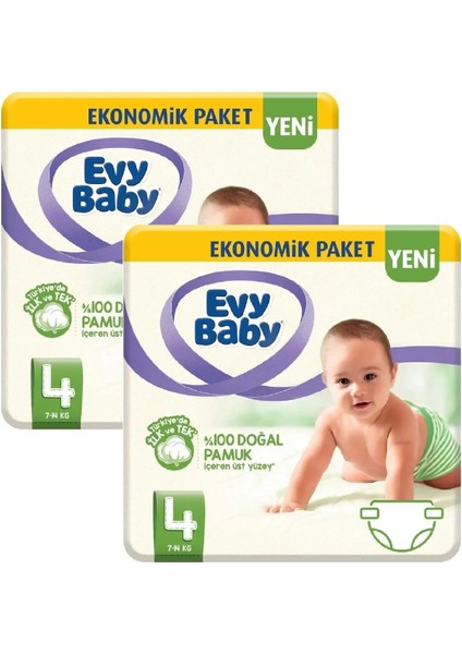 Evy Baby Bebek Bezi Ekonomik Maxi 54 Ad No:4 7-14 kg Yeni