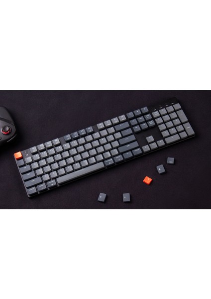 K5-Se Kablosuz Mekanik Oyuncu Klavyesi-Hot-Swappable-Rgb-Bluetooth 5.1-Multitasking-Mechanical Gateron Red Switch-Low Profile