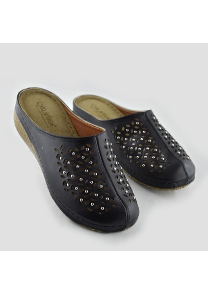 8670 Carlaverde Tam Ortopedik Kapalı Siyah Kadın Terlik Kapalı Terlik fiyatları