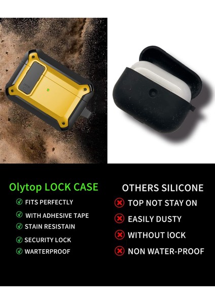 Apple Airpods Pro 2 Darbeye Dayanıklı Bumblebee Silikon Koruyucu Kılıf modelleri