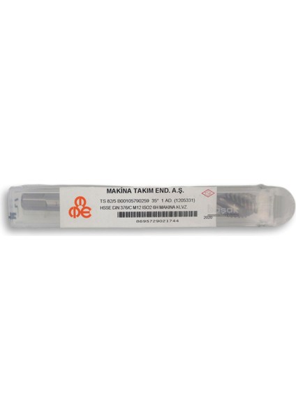 M12 Helis Makine Kılavuzu Ince Şaftlı Hsse Dın 376/C