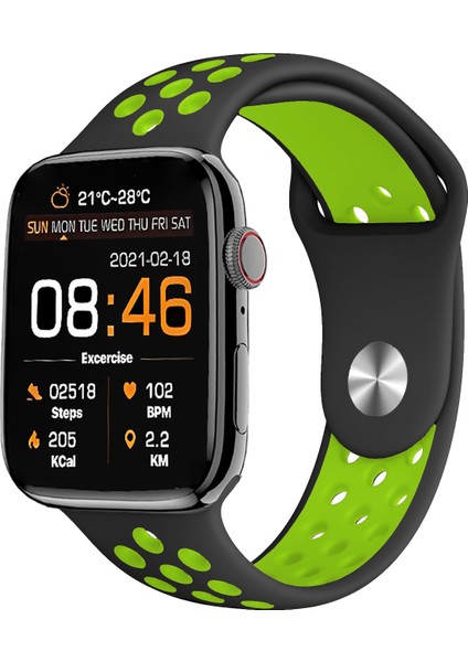 X8 Ultra Spor Kordon Akıllı Saat - 45MM 2.0 Inç Ios ve Android Uyumlu Arama Yapan Akıllı Saat