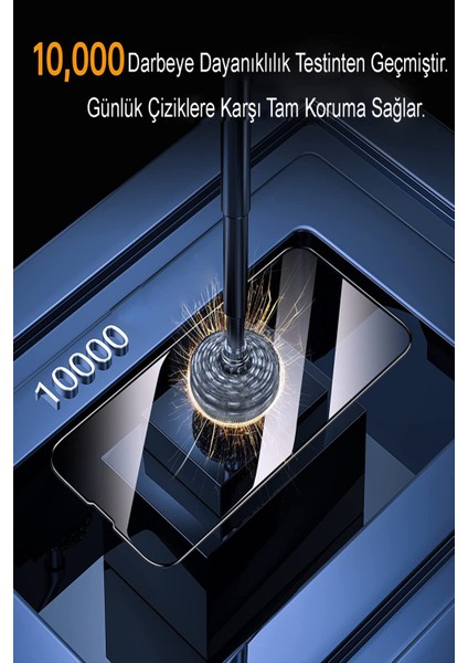 Case World General Mobile Gm 21 Tam Kaplayan Anti Statik Dayanıklı Süper Cam Ekran Koruyucu