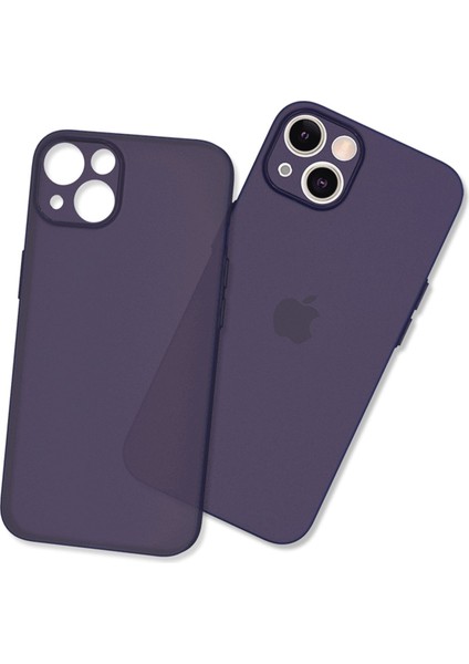 Happycase iPhone 14 Kılıf Puma Silikon - Koyu Mor