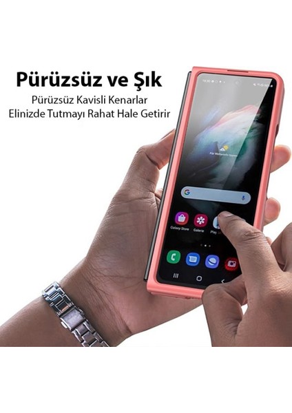 Dux Ducis Venice Series Samsung Galaxy Z Fold4 5g Için Premium Deri Kılıf