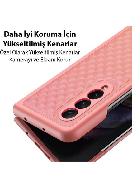 Dux Ducis Venice Series Samsung Galaxy Z Fold4 5g Için Premium Deri Kılıf