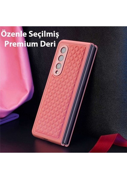 Dux Ducis Venice Series Samsung Galaxy Z Fold4 5g Için Premium Deri Kılıf