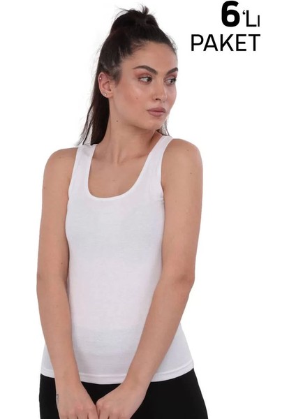 Ribana Geni Askl Kadn Atlet 136 6 L Paket | Beyaz