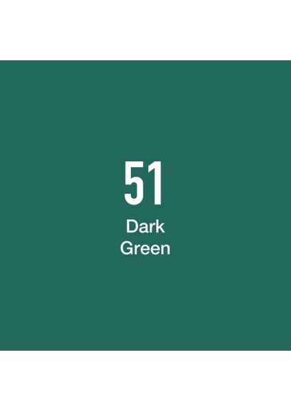 Twin Marker BG51 Dark Green