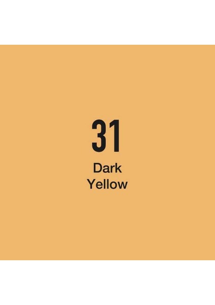 Twin Marker YR31 Dark Yellow