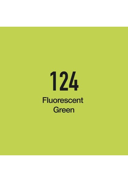 Twin Marker F124 Fluorescent Green
