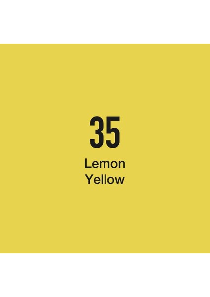 Twin Marker Y35 Lemon Yellow
