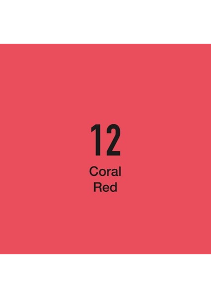 Twin Marker R12 Coral Red