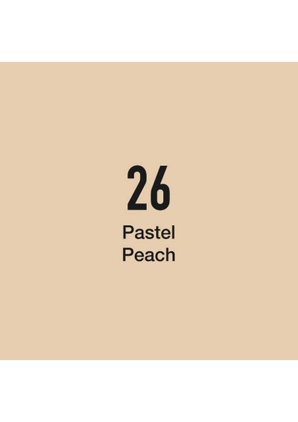 Twin Marker YR26 Pastel Peach