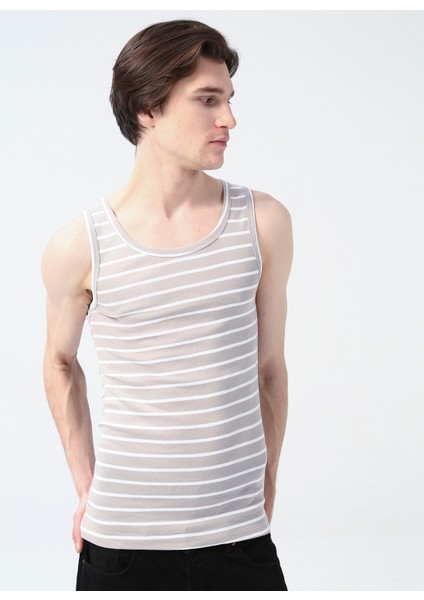 Kahve Melanj Erkek Iç Giyim Atlet 100TDNATL007088 fiyatları