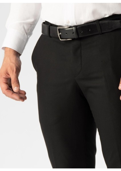 Normal Bel Normal Paça Regular Fit Siyah Erkek Pantolon PN2024000018 fırsatları
