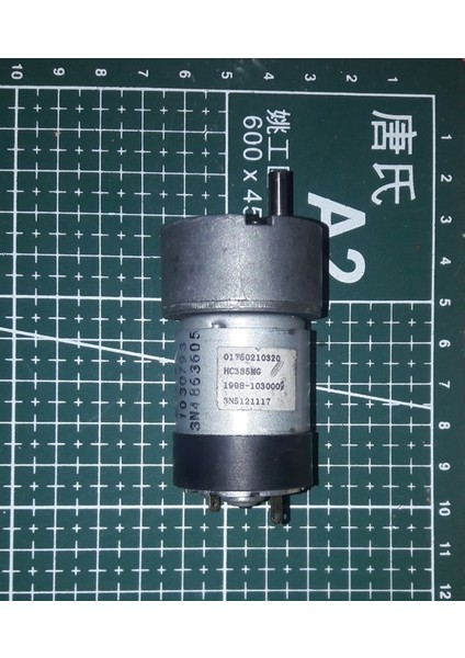 Johnson Dc 12V 90 Rpm (Çap 35MM) Redüktörlü Motor