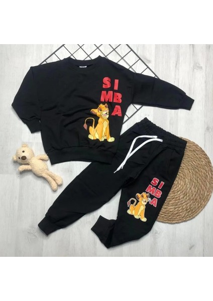 Janjan Erkek Çocuk Disney Simba Baskılı Eşofman Takımı
