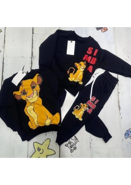 Janjan Erkek Çocuk Disney Simba Baskılı Eşofman Takımı