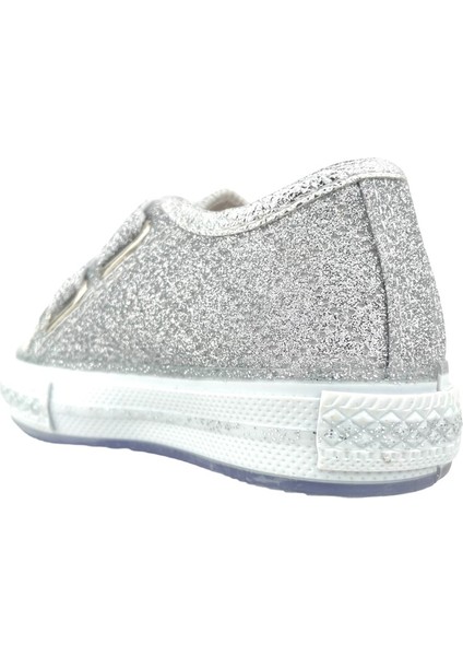 Kız Çocuk Işıklı Keten Ayakkabı Lame Sim modelleri