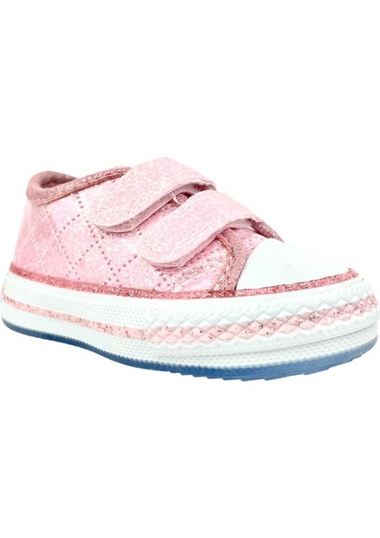 Kız Çocuk Işıklı Keten Ayakkabı Pembe Sim fiyatları