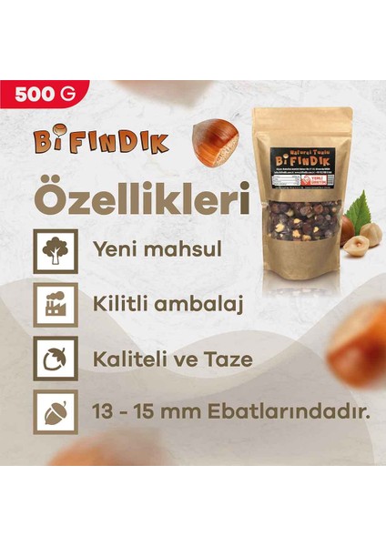 Naturel Tuzlu Fındık 500 gr