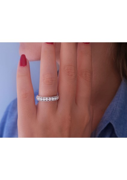 E Renk 0,85 Karat Pırlanta Tamtur Yüzük 0407R0014