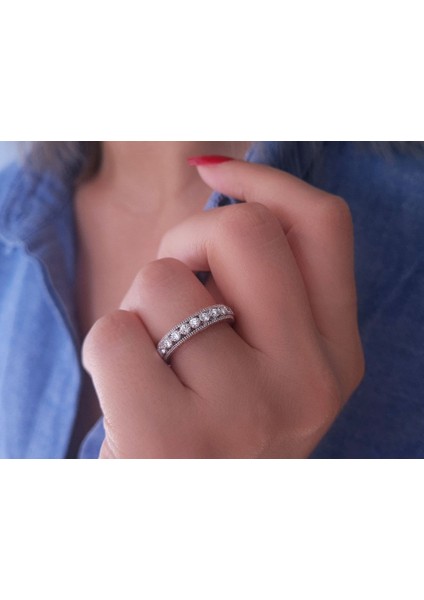 E Renk 0,85 Karat Pırlanta Tamtur Yüzük 0407R0014