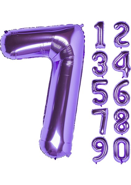 Mor Folyo Balon 32 Inc 80 cm