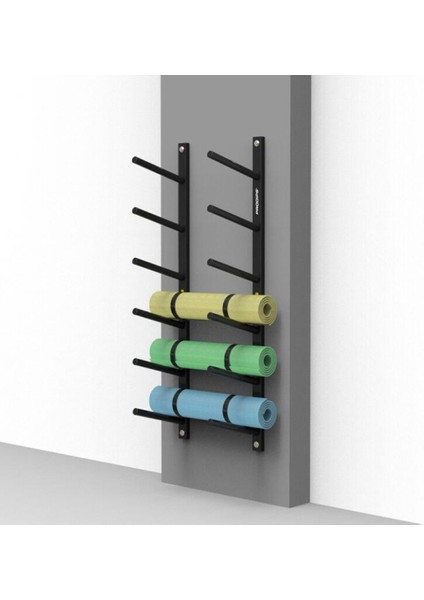 Duvara Monte Yoga Pilates Mat Minder Köpük Silindir Depolama Rafları