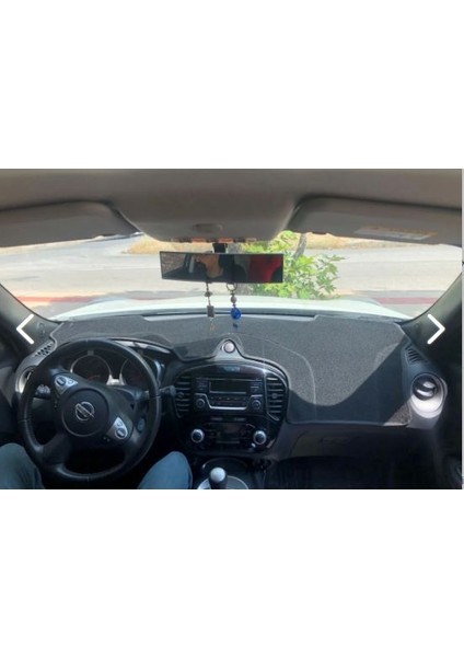 2010+ Modellerine Uygun Nissan Juke Torpido Koruma Halısı Siyah Kenar Renk Mavi fiyatları