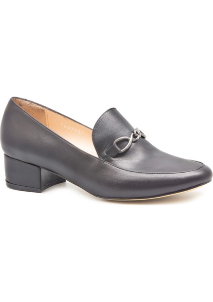 Nsh 1607 Siyah Bayan Klasik Ayakkabı Bayan Klasik