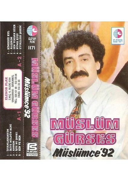 Müslüm Gürses –müslümce'92 Kaset