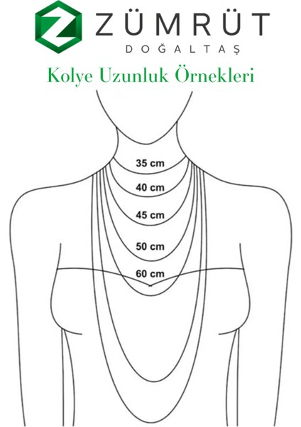 Sitrin Tımbıl Kesim Doğal Taş Kolye