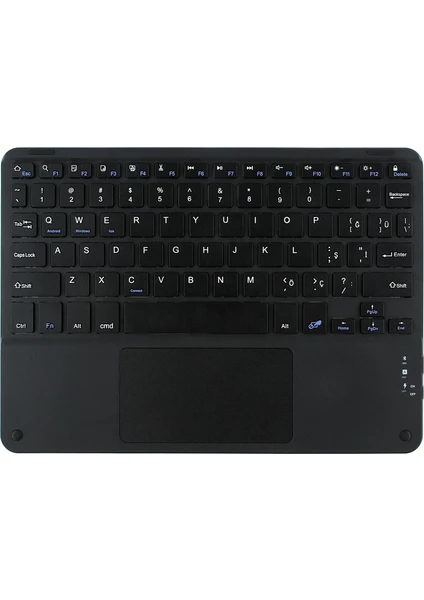 Gn-61 Ultra Ince Taşınabilir Kablosuz Bluetooth Türkçe Q Klavye Touchpad iPad Telefon Pc Ios Windows