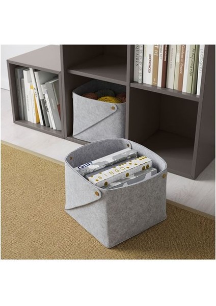 Düzenleyici Kutu Gri 28 x 28 x 23 cm fırsatları